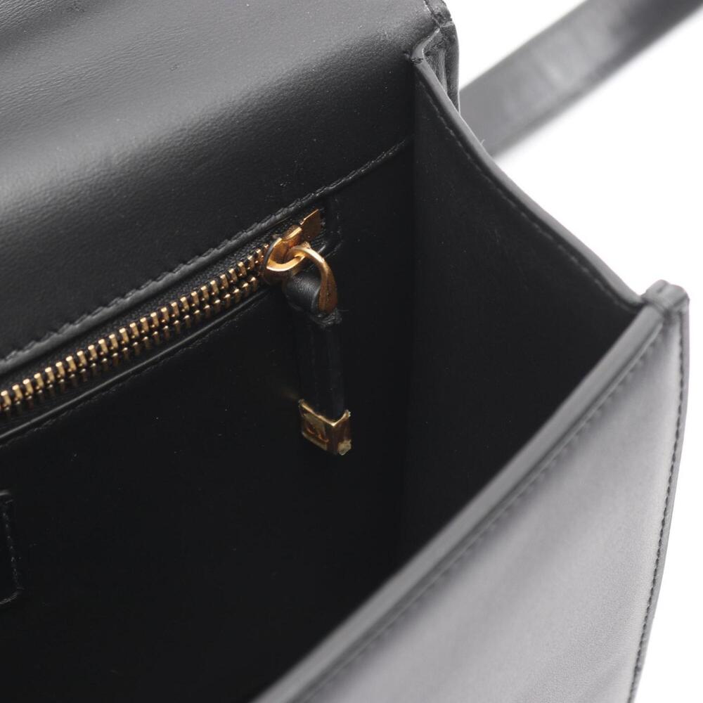 CHRISTIAN DIOR Black Leather Shoulder Bag - Picture 8 of 9